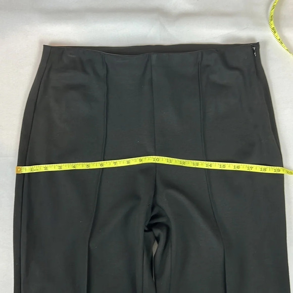 Chico’s Women’s Front Seam Ponte Knit Side Zip Black Pant Chico’s Size 1.5 - Picture 9 of 10
